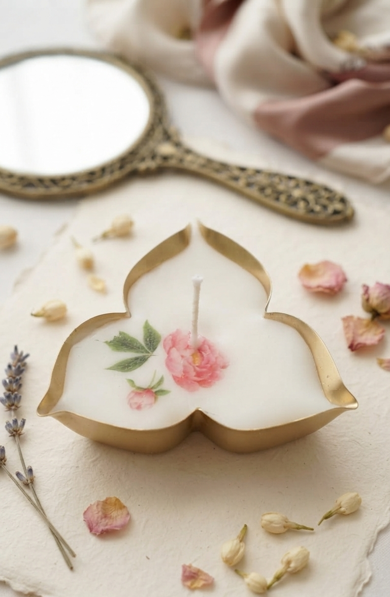 Lotus Petal Candle