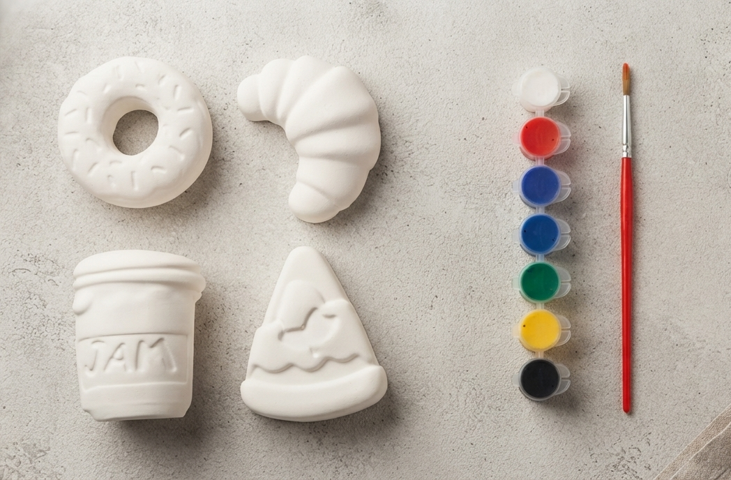 Donut Concrete Figurine