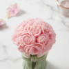 Rose Bouquet Pillar Candle