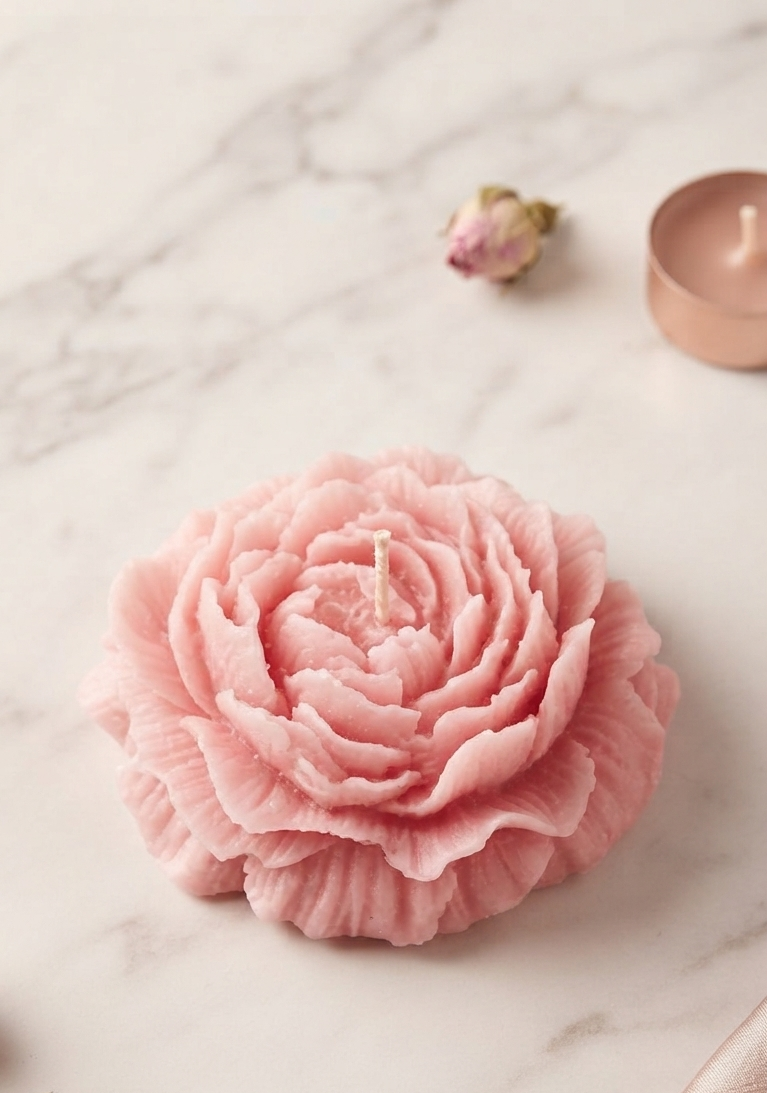 Peony Candle